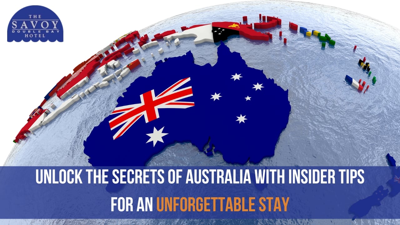 A 3D digital globe rendering focusing on Australia textured with its national flag.